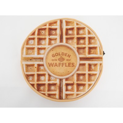 Custom Shaped Zippered Pouch (Waffle)
